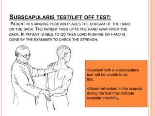 scapular compression test|subscapularis pathology test pdf.